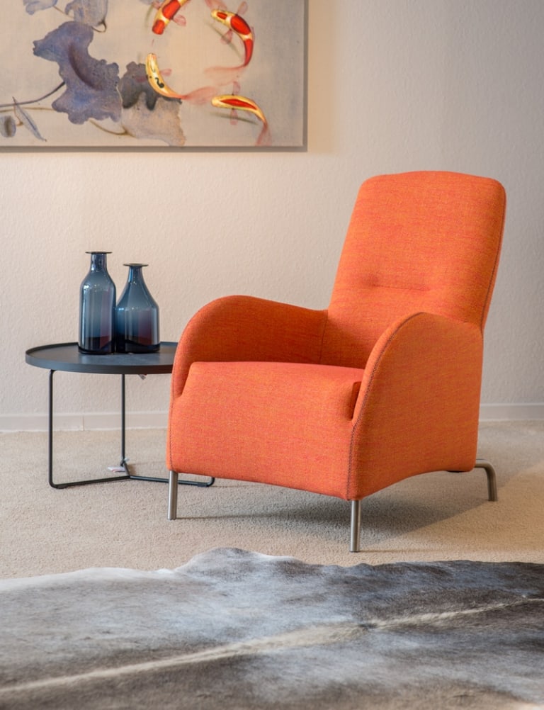 Oranje fauteuil Interclass